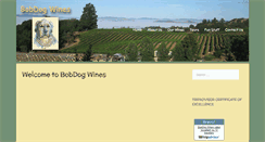 Desktop Screenshot of bobdogwine.com