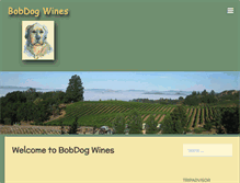 Tablet Screenshot of bobdogwine.com